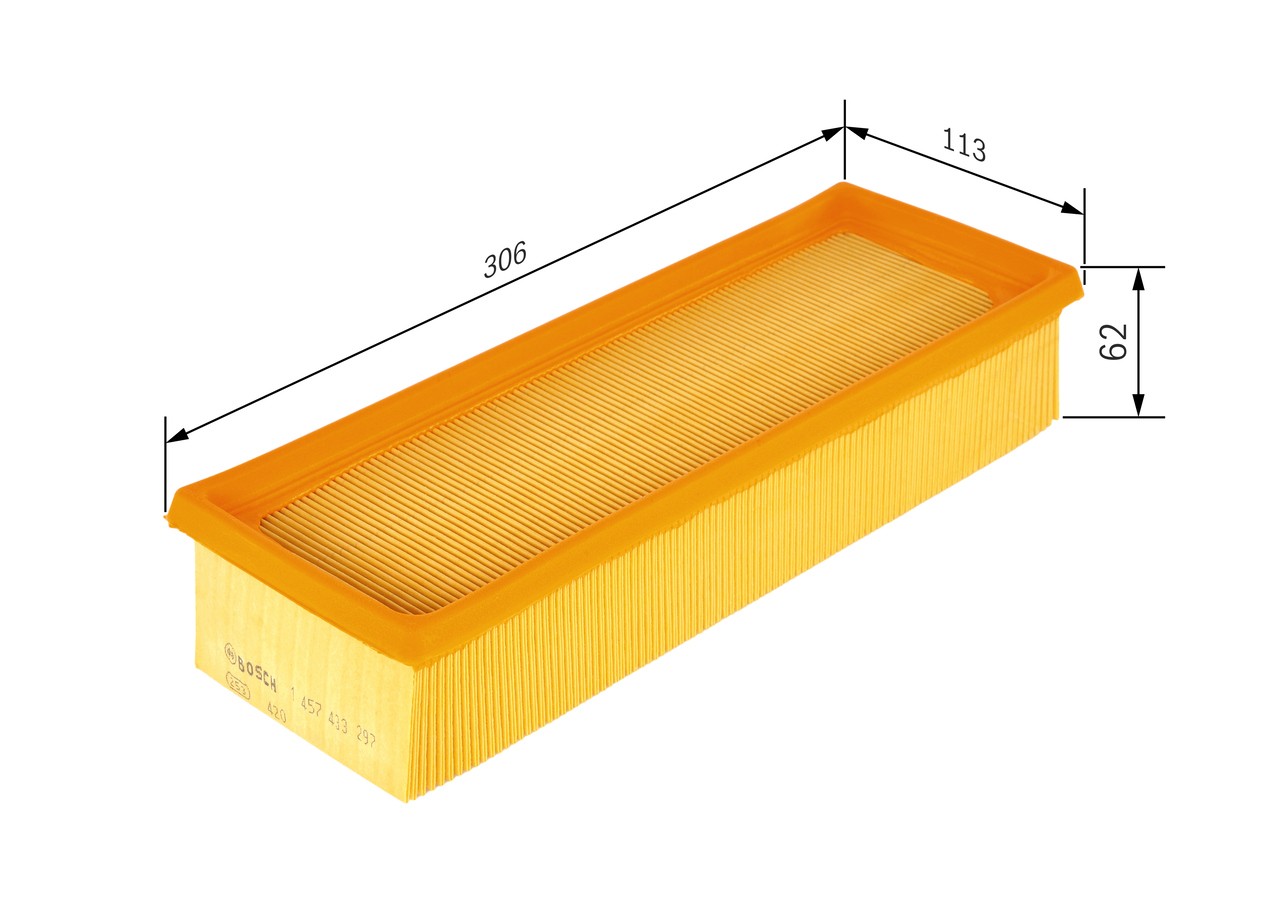 BOSCH-OE 1 457 433 297 Air Filter for CITROËN