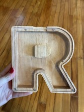 Letter R Piggy Bank