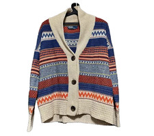 Cárdigan vintage/L/polo Ralph Lauren para hombre suroeste azteca navajo