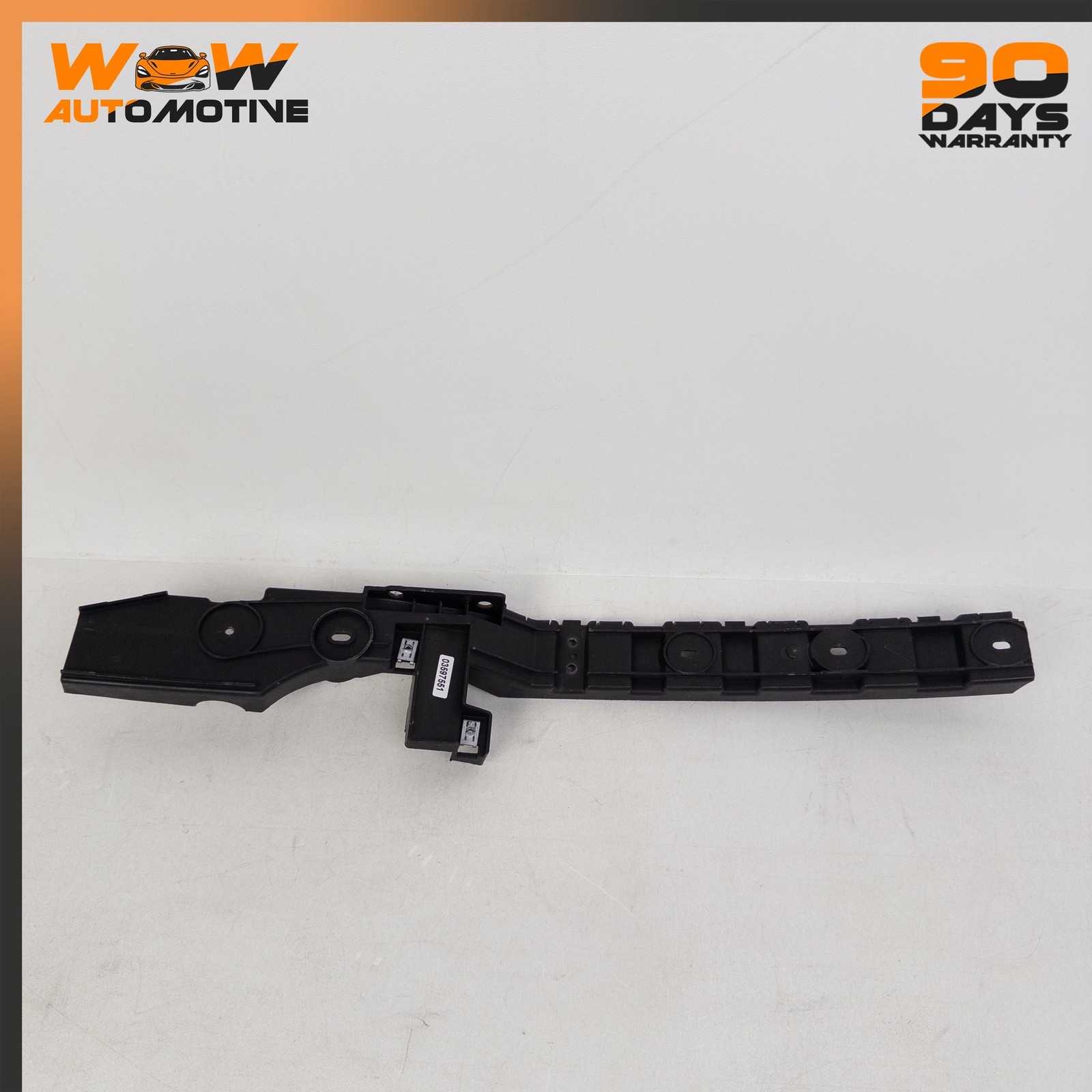 12-17 BENTLEY CONTINENTAL GTC REAR BUMPER GUIDE PROFILE HOLDER BRACKET SET OEM