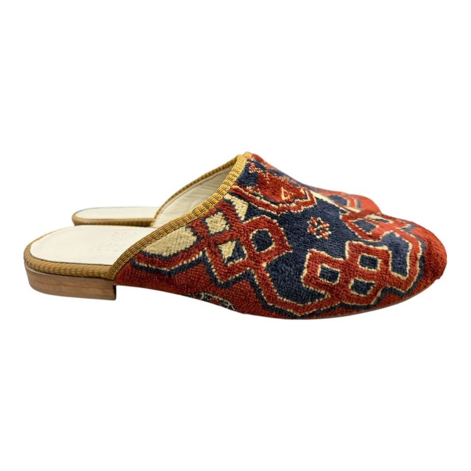 Handmade Kilim Slipper US-10 (EU-43 ) (sole-hard leather. lining-lambskin) Men - Image 2 of 4