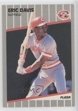 1989 Fleer Eric Davis #158 14m3