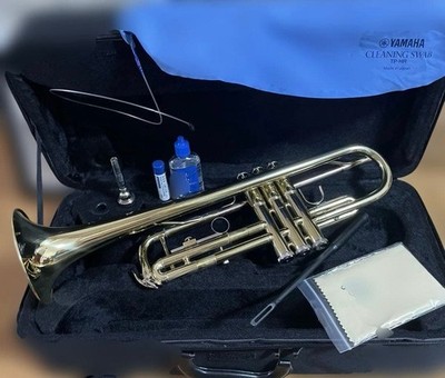 J.Michael TR380 Trumpet with Semi-Hard Case, Gold Finish, Includes Mouthpiece