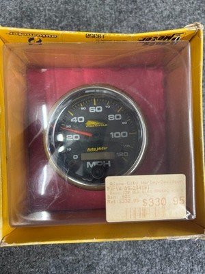 AUTO METER PRO CYCLE SPEEDO 3-3/4'' 0-120 MPH, ELECTRIC, BLACK