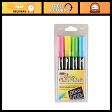 Chalk Markers Set - Chisel Tip, Vibrant Colors for Art, Craft  DIY Projects