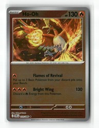 Ho-Oh 010/086 Chaos Rising Reverse Holo Rare