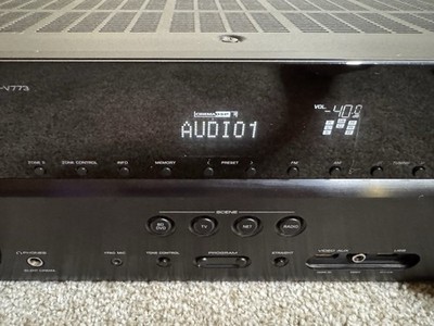 [美品] YAMAHA RX-V773 リモコン付き AVアンプ Yamaha RX-V773 Network 7.2 Receiver DLNA AirPlay Bi-amp 3D 4K
