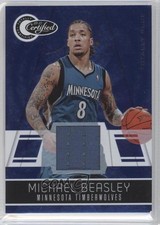 2010-11 Totally Certified Blue Materials 67/99 Michael Beasley #132 09je