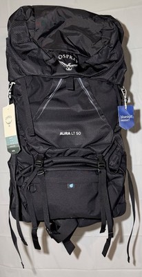 Brand New, With Tags! Osprey Aura AG LT 50L Women's Backpack, Black, WXS/S
