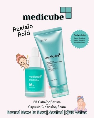 $53 Medicube Azelaic Acid 16 Serum & 10 Cleanser Set BNIB Sealed K-Beauty