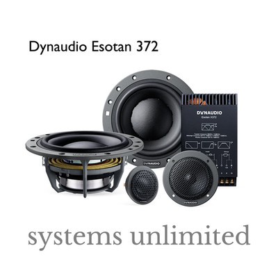 DYNAUDIO ESOTAN 372 - 6.5IN 120W RMS 3-WAY COMPONENT SPEAKER SYSTEM