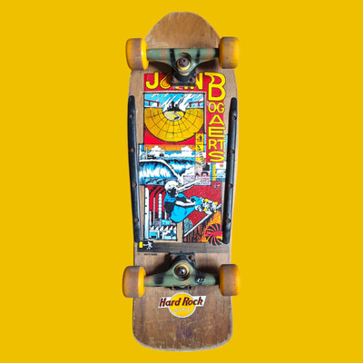 Bonzer Skates John Bogaerts 1987 80s Vintage Skateboard Australia Rock Maple