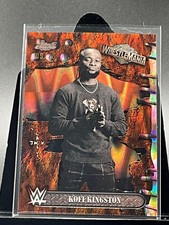 2025 Topps Chrome WWE WrestleMania Cactus Jack Orange RayWave Kofi Kingston 9/25
