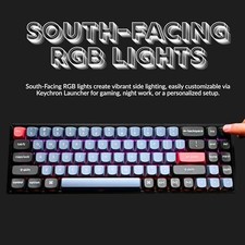 KEYCHRON K14 PRO WIRELESS CUSTOM MECHANICAL KEYBOARD,70% -  BLACK/GRAY/RED