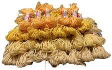 Needloft PLASTIC CANVAS YARN 27 -Hank-Lot YELLOWS Discontinued
