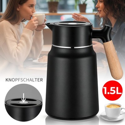 Edelstahl Thermoskanne Thermokanne Isolierkanne Isolierflasche Thermoflasche NEU