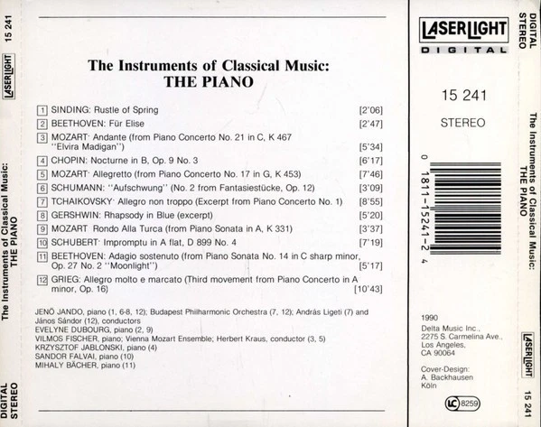 Various Inc. Jeno Jando - Instruments of Classical Music : Piano-Vol. 7 VGC LOOK Foto 2 de 2