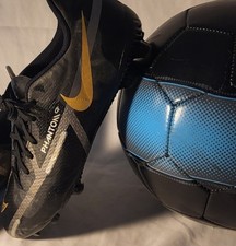 Nike Phantom GT II Elite FG Black/Gold/Iron Grey PreOwned