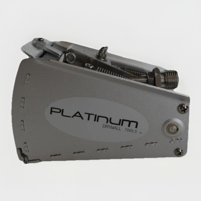 Platinum Drywall Tools NS3 3in Nail Spotter Flat Box Tool Silver Metal Body