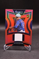 Kumar Rocker Rookie /99 2025 Panini Select Selective Swatches Red Prizm Rangers