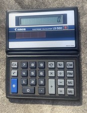 Canon LS-560 Early Solar Pocket Calculator Wo...