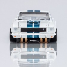 AFX 22068 HO Mega G 1965 Shelby GT350 White/Blue Slot Car