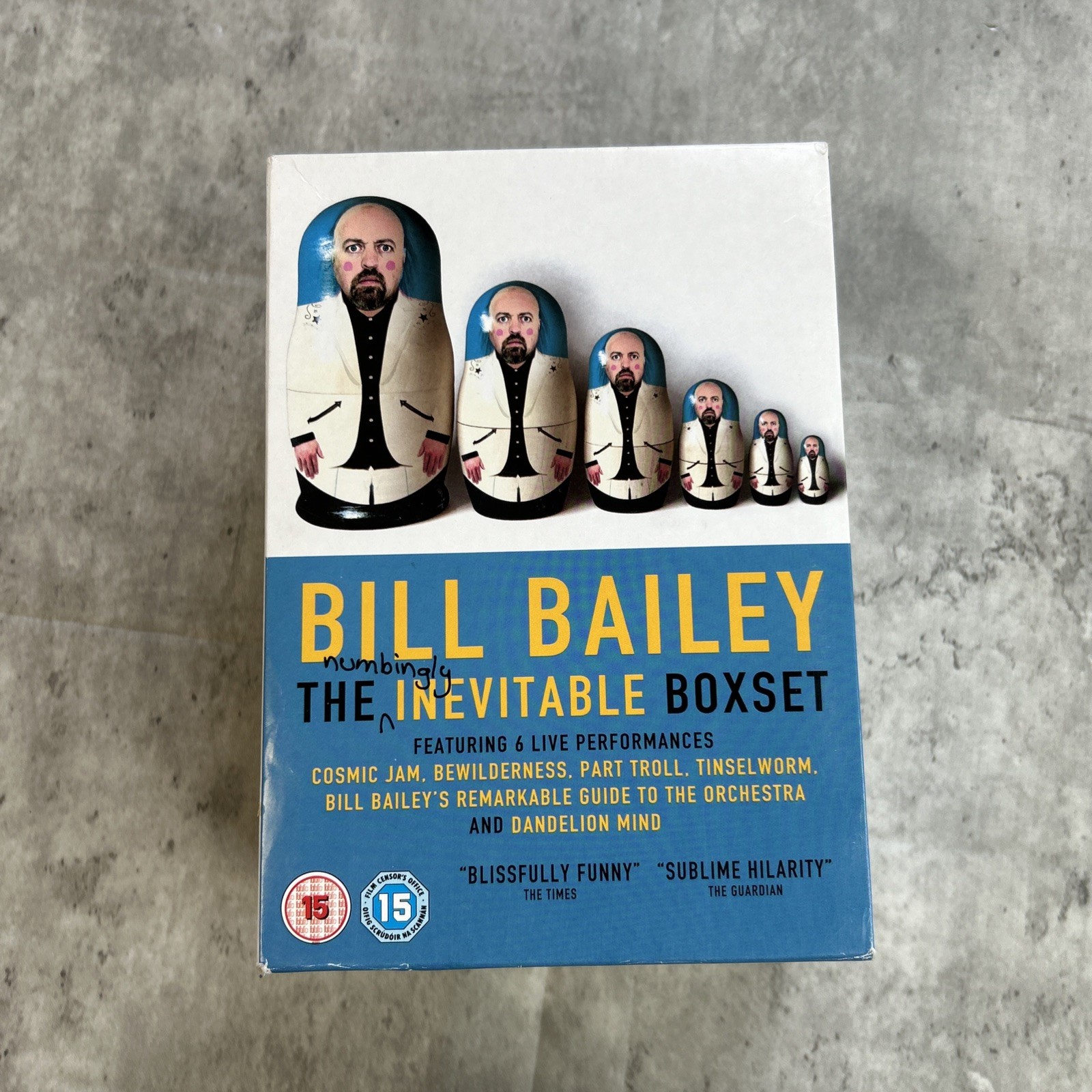 Bill Bailey Box Set DVD The Inevitable Boxset Live Performances 2010 Cert 15