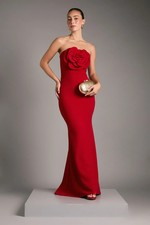 Coast Red Pencil Dress Womens Black Tie Dresses