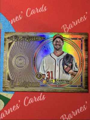 2018 Topps Gypsy Queen GQ GlassWorks Box Toppers Max Scherzer Washington