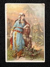 Victorian Trading Card advertisement Cholera Treat Tonic Eva Scotten Renckert