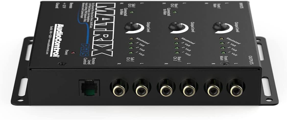AudioControl Matrix Plus 6 Channel 13 Volt 24dB Gain Line Driver