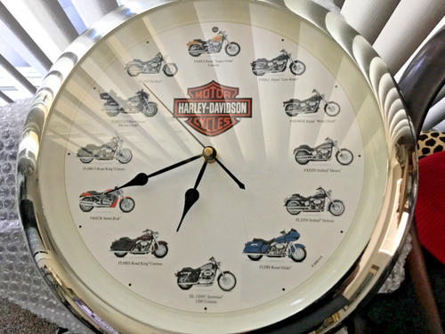 2006 HARLEY DAVIDSON MOTORCLE CLOCK 🔊EACH DAYTIME HOUR - Picture 3 of 11