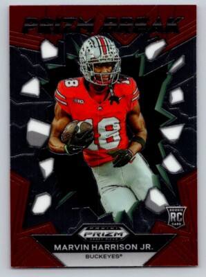 2024 Panini Prizm Draft Picks Prizm Break Marvin Harrison Jr. Rookie Ohio State