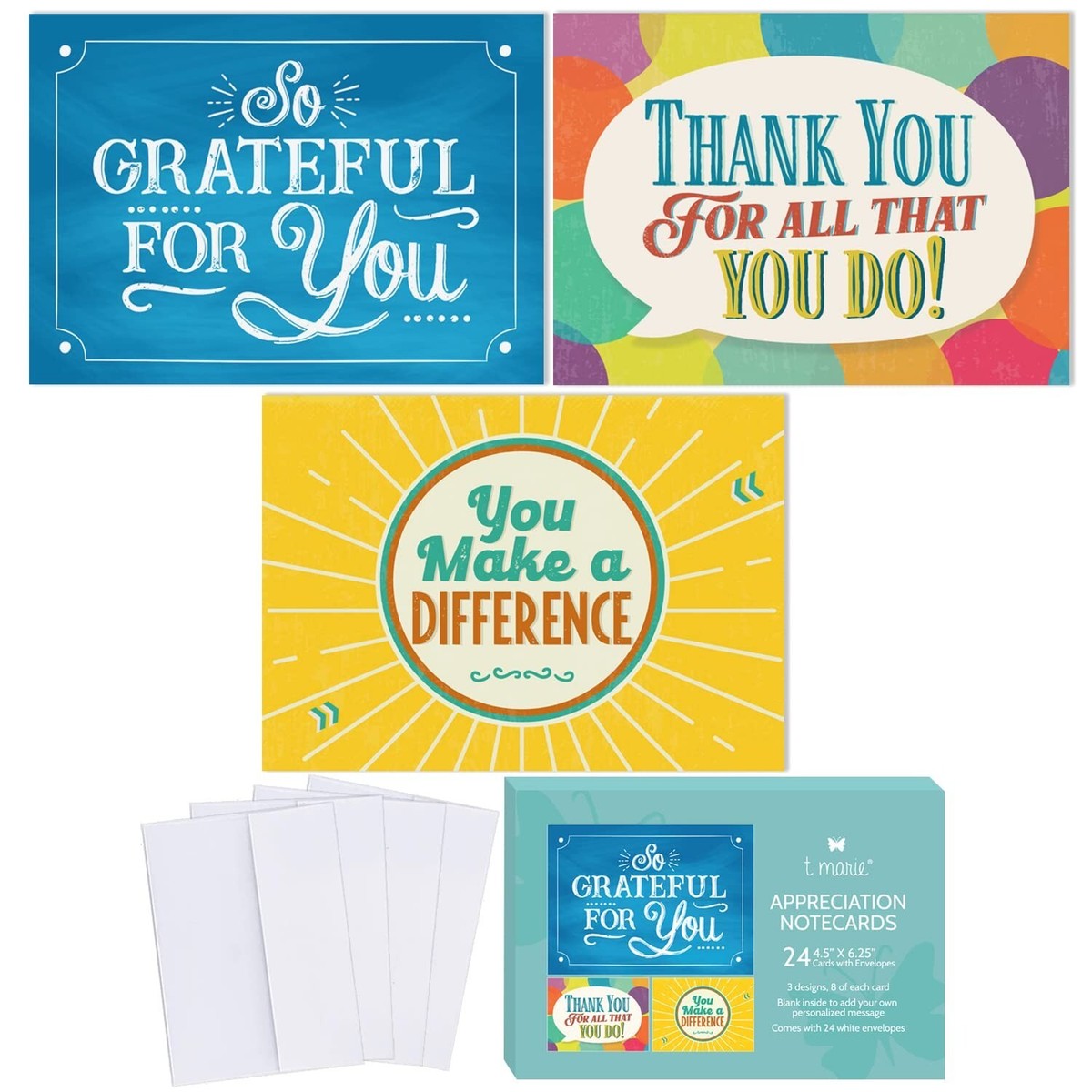 30 Teacher Appreciation Cards Bulk With Envelopes - Teacher Thank You Cards 300gsm Blank Greeting Cards For Teachers Employees Nurse Volunteers And Doctor 35709718495409 1200x