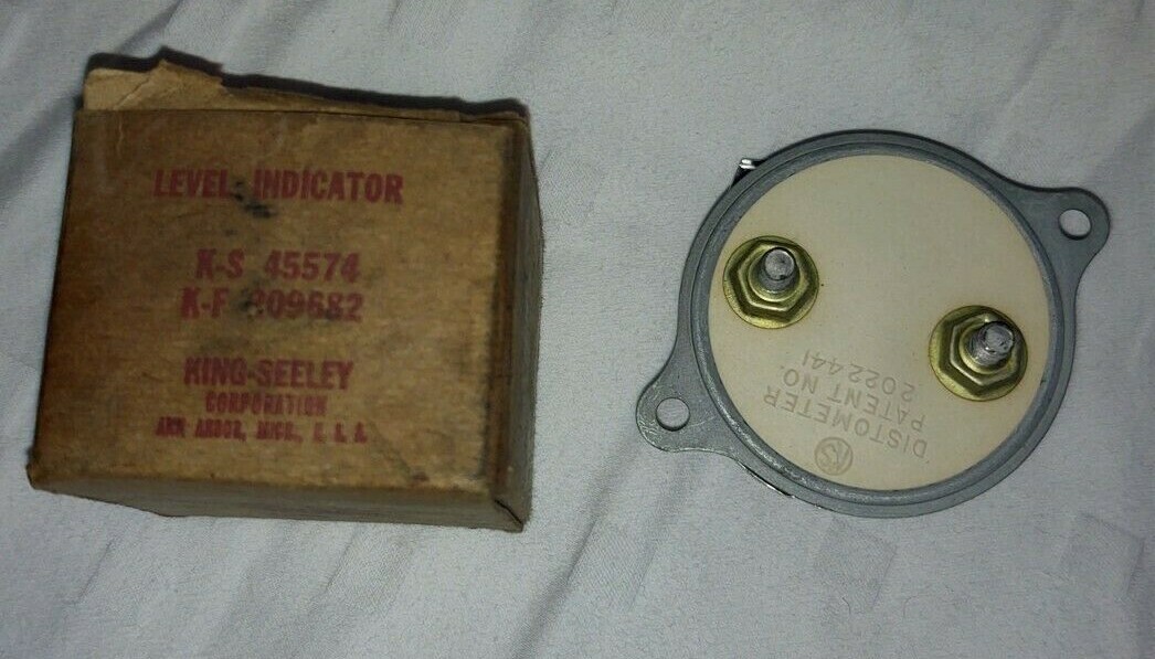 NOS Fuel Level Gas Gasoline Dash Gauge 51 52 Henry J 1951 1952