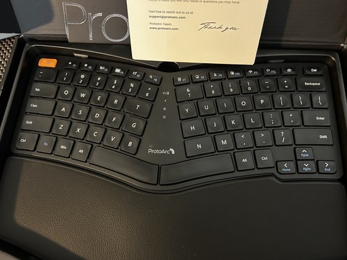 ProtoArc Wireless Ergonomic Keyboard | Separate Numeric Keypad - NIB - Picture 3 of 7