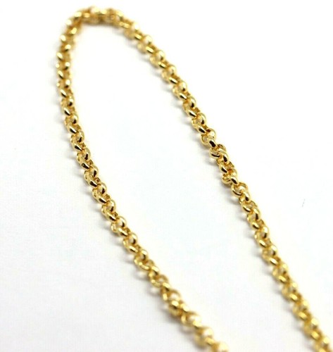 Genuino Nuevo 9ct 9k 375 Oro Amarillo Sólido 19cm Redondo Pulsera Belcher - Envío Gratis - Imagen 3 de 16