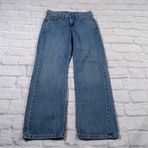 Levi's 550 Kids Sz 12 Reg Medium Wash Relaxed Fit Blue Jeans 26 x 26 - Picture 2 of 11