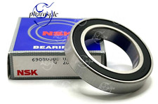 NSK 6908 VV CM DEEP GROOVE BALL BEARING, RUBBER SEALED 40x62x12 mm