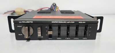 UNTESTED Majestic MEB-605 Vechicle Graphic Equalizer Amplifier