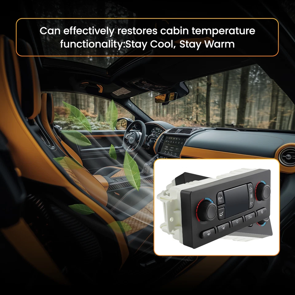 Módulo de control climático de calefacción de CA para Cadillac Escalade EXT 2003-2006 599-211XD Foto 4 de 4