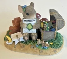 NIB Fitz & Floyd Charming Tails "A TREASURE OF MEMORIES" Figurine 98/224