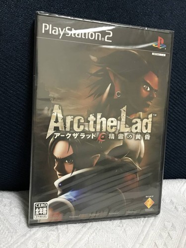Arc the Lad Twilight of the Spirits PS2 New Japan Import Free shipping FedEx DHL