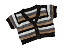 Black Gold and Silver Stripe Sweater Fits Most 18" Girl Dolls 18 Inch Doll