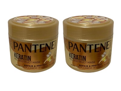 2x Pantene Pro-V Repair & Protect Maske 300ml Keratin Reconstruct Maske Haarkur