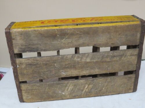 COCA COLA 24 BOTTLE WOOD CRATE HAS $1.00 SOO ON THE SIDE - Picture 12 of 12