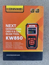 NEW Konnwei KW850 Next Generation OBD2 & CAN Scan Tool Brand New LOOK!