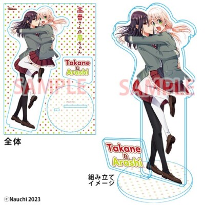Takane-san to Arashi-chan Acrylic Stand Figure NEW Melonbooks Manga Bonus Yuri