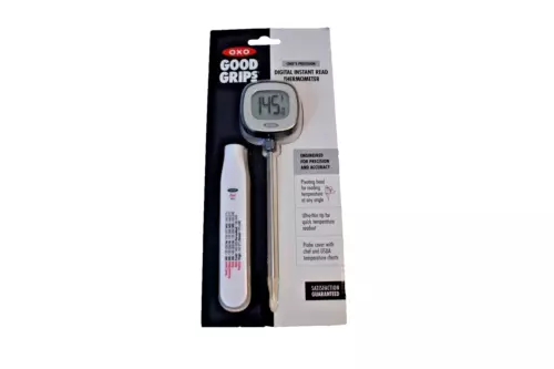 OXO Good Grips Precision Digital Thermometer Pivot Head. Farenhait & Celsius.