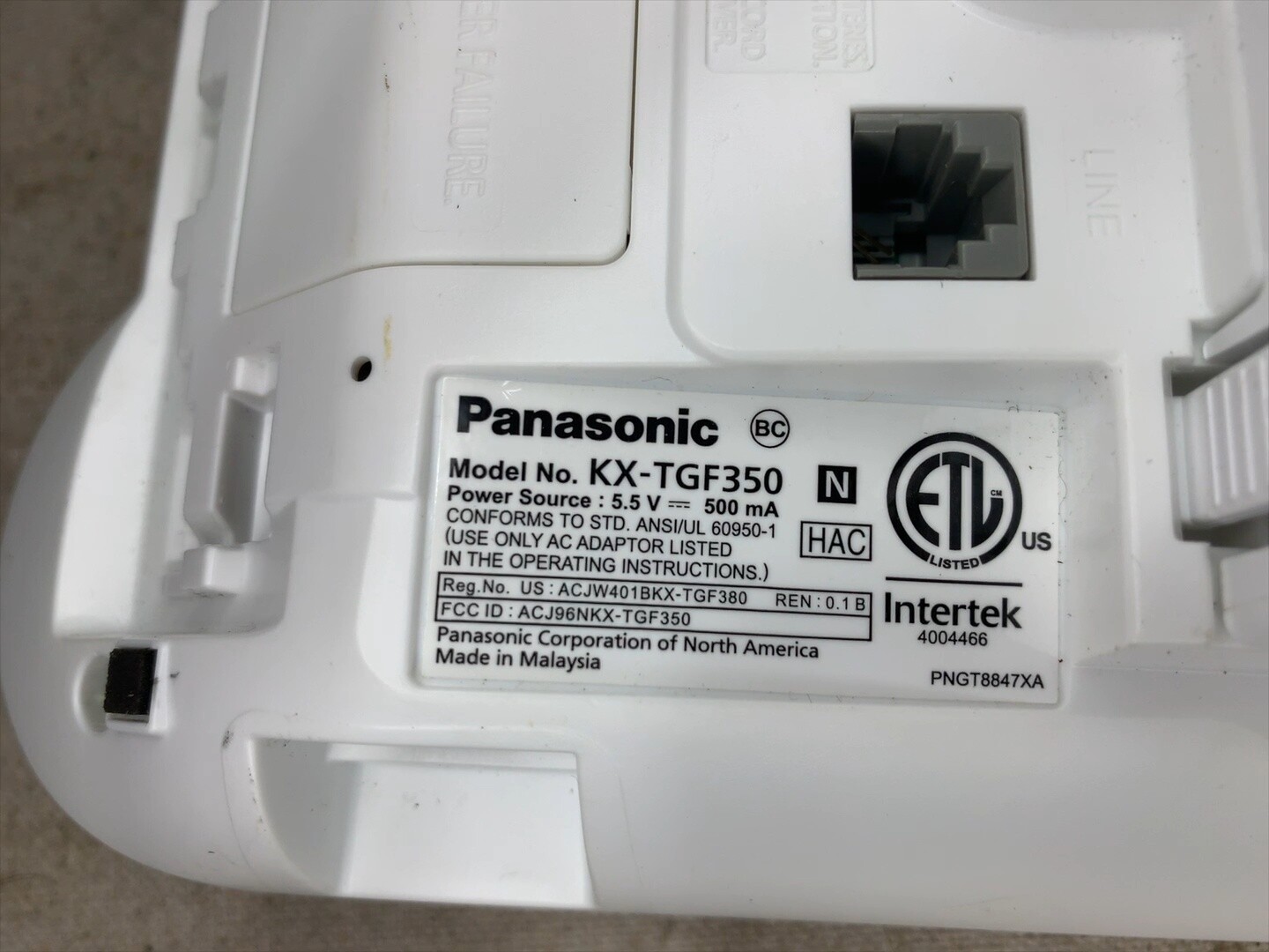 Panasonic KXTGF352N Cordless Home Phone System Expandable eBay